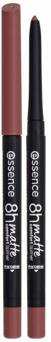 "Essence Cosmetics" "Matte Comfort" lūpų pieštukas 02-Silky Hazelnut 0,3g