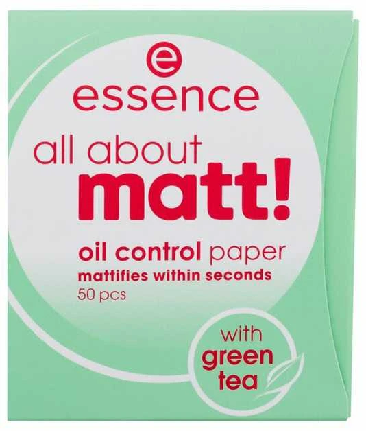 "Essence Cosmetics viskas apie Matt! Matinio makiažo servetėlės 50 U