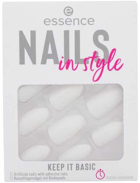 "Essence Cosmetics Nails In Style" dirbtiniai nagai 15-Keep It Basic 12 vnt