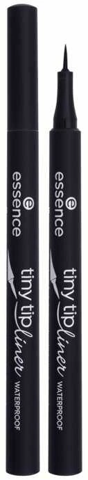 Essence Cosmetics Tiny Tip Liner Atsparus vandeniui 01 vandeniui atsparus akių laineris 1,1ml