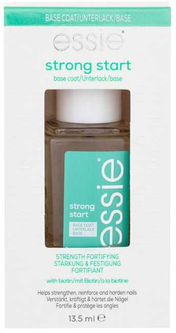 Essie Strong Start Base Coat Nagų lakas moterims, 13,5 ml