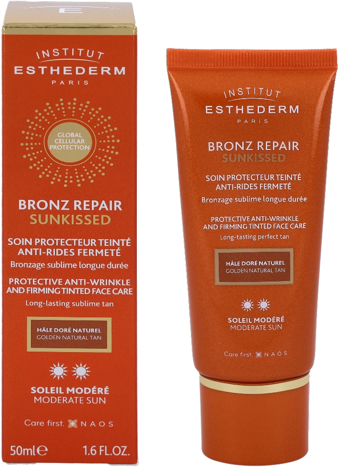 veido kremas apsaugantis odą nuo saulės poveikio Institut Esthederm Sunkissed Bronz Repair 50ml