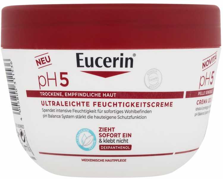Eucerin pH5 Light Gel Kreminis Body Kreminis lengvas kūno kremas, 350 ml