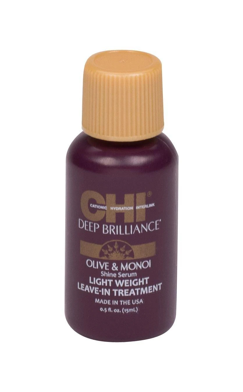 Nenuplaunamas plaukų serumas CHI Deep Brilliance Olive&Monoi 15ml