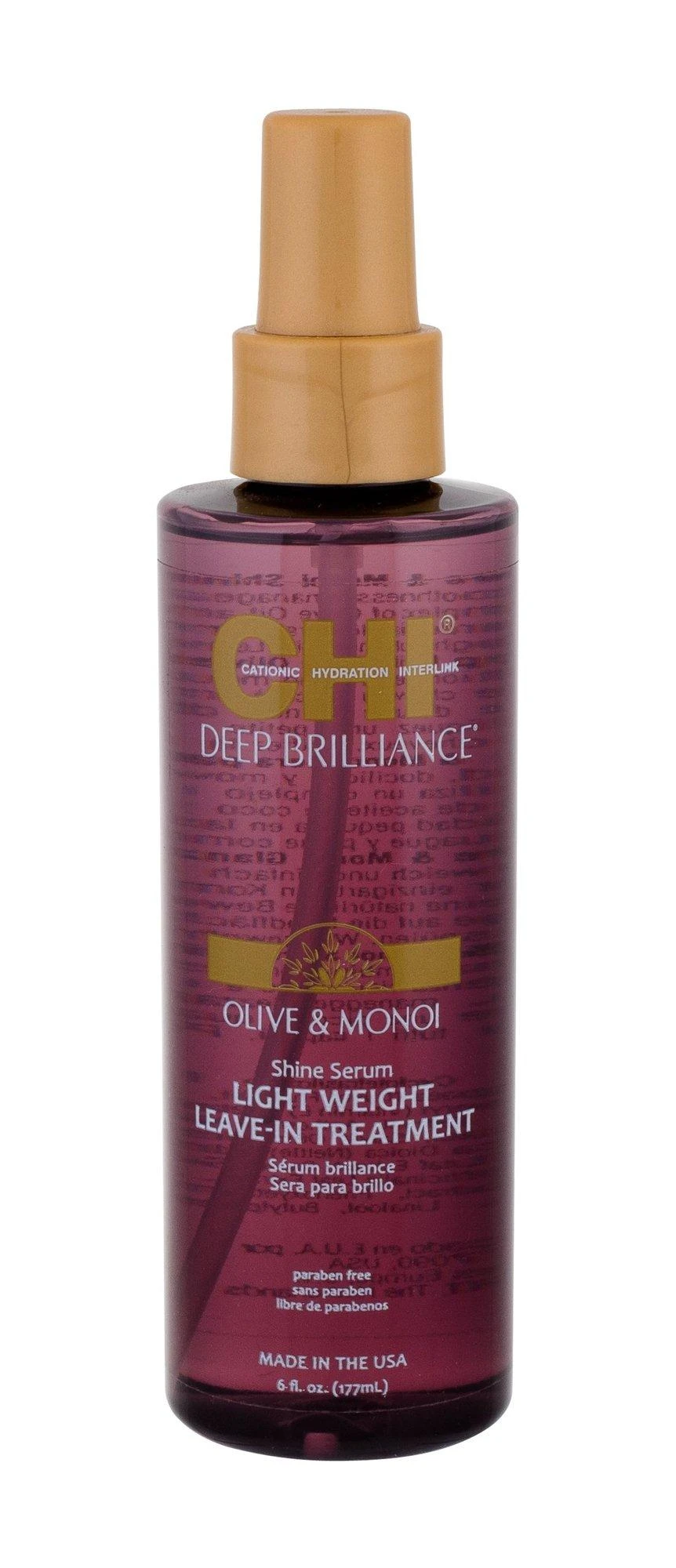 Farouk Systems CHI Deep Brilliance Olive&Monoi Light Weight nenuplaunamas kondicionierius 177ml