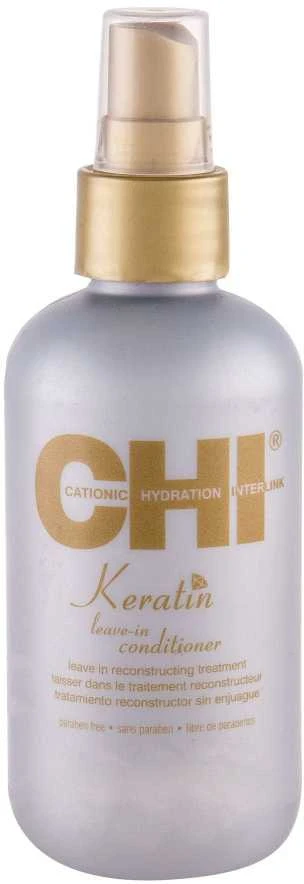 Nenuskalaujamas pažeistų plaukų kondicionierius su keratinu CHI Keratin Leave-in Conditioner 177 ml