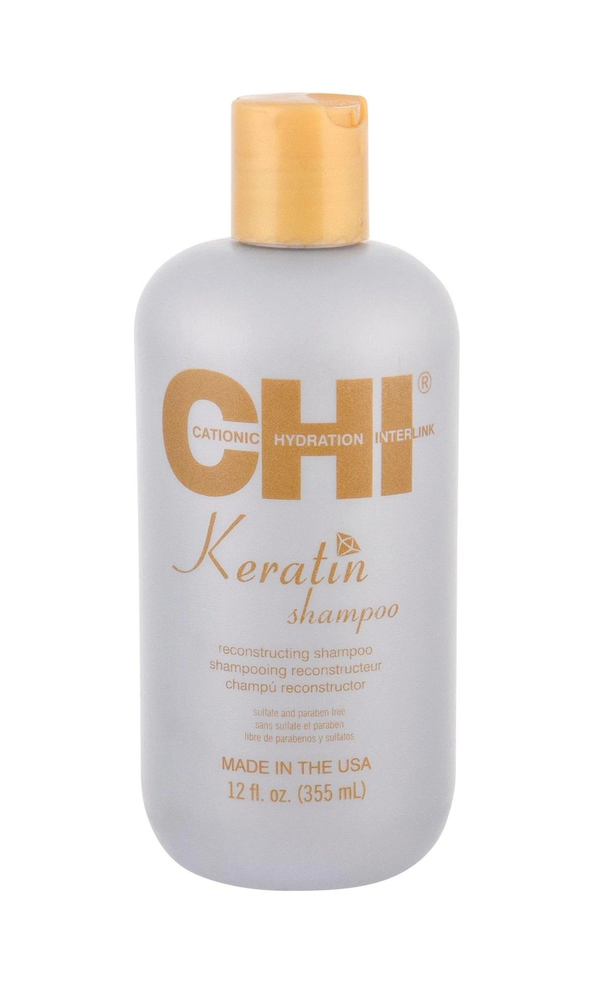 Atkuriamasis plaukų šampūnas CHI Keratin Šampūnas 355 ml