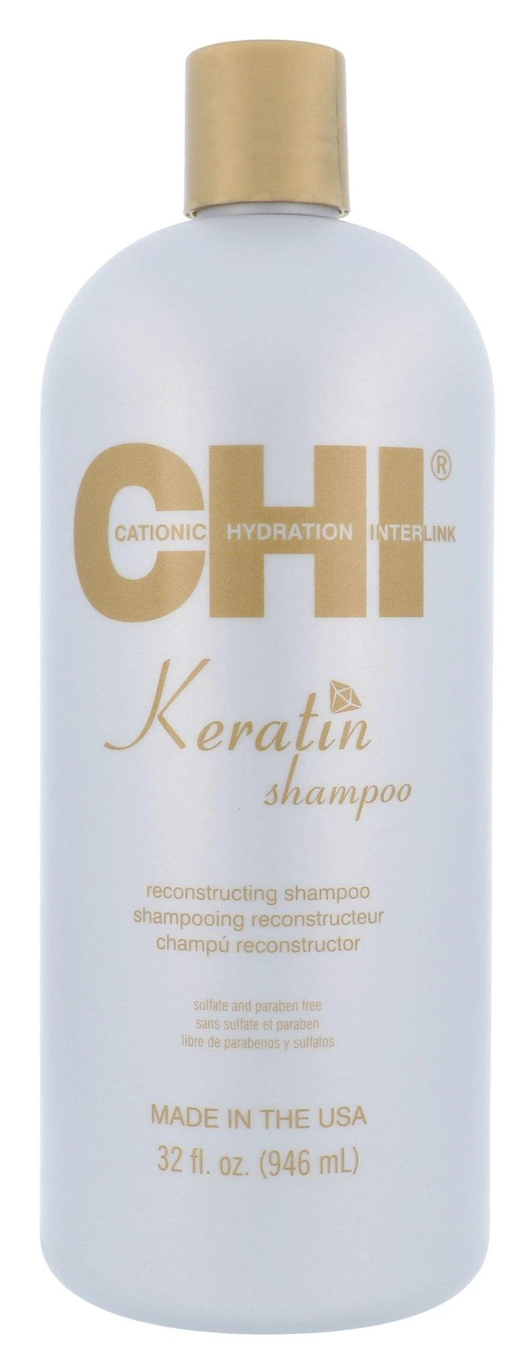 Atkuriamasis plaukų šampūnas CHI Keratin Šampūnas 946 ml