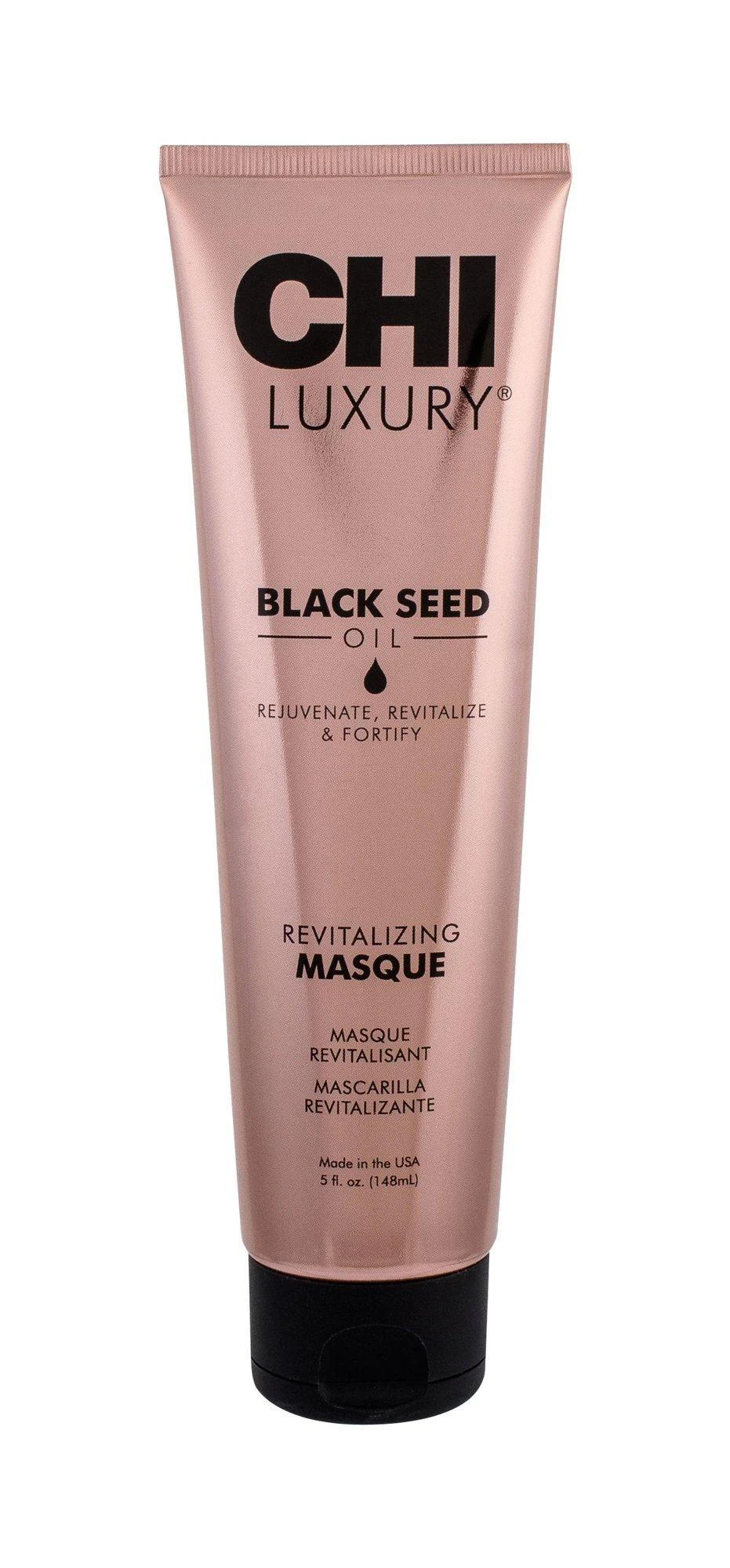 Farouk Systems Kaukė sausiems plaukams CHI Luxury Juodas Seed Oil Revitalizing Masque 148ml