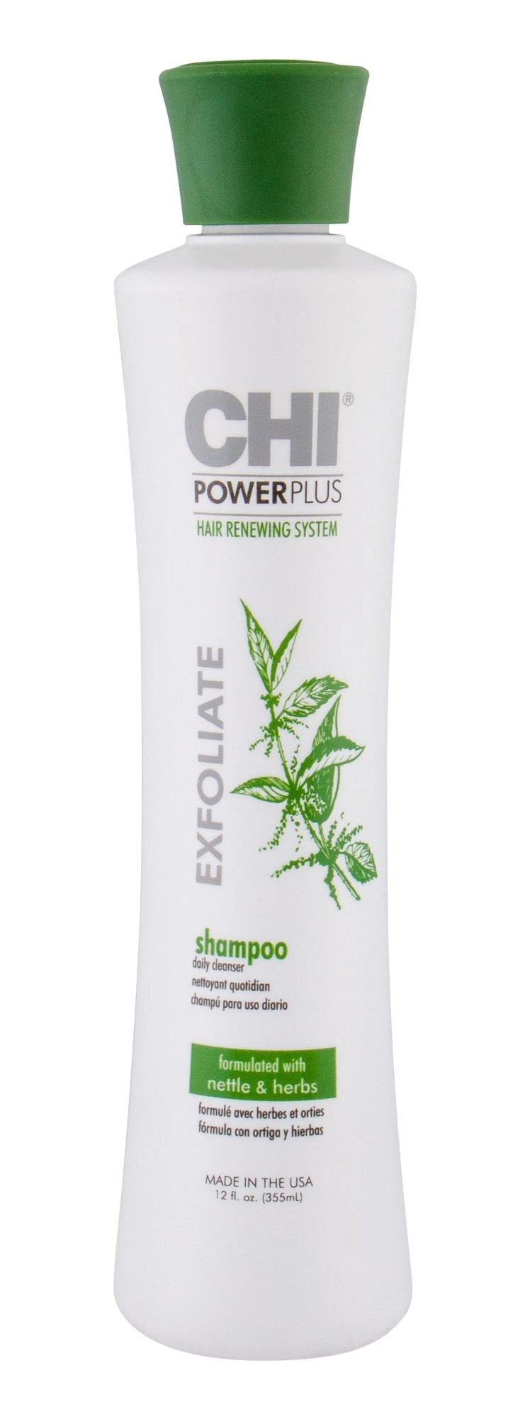 Valomasis šampūnas CHI PowerPlus Hair Renewing System Exfoliate Šampūnas Daily Valiklis 355ml