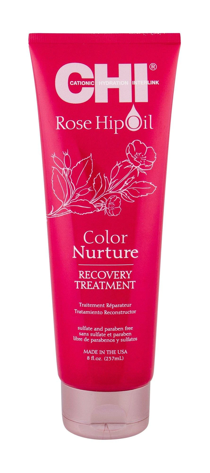 Atkuriamoji plaukų kaukė CHI Rose Hip Oil Recovery Treatment 237 ml