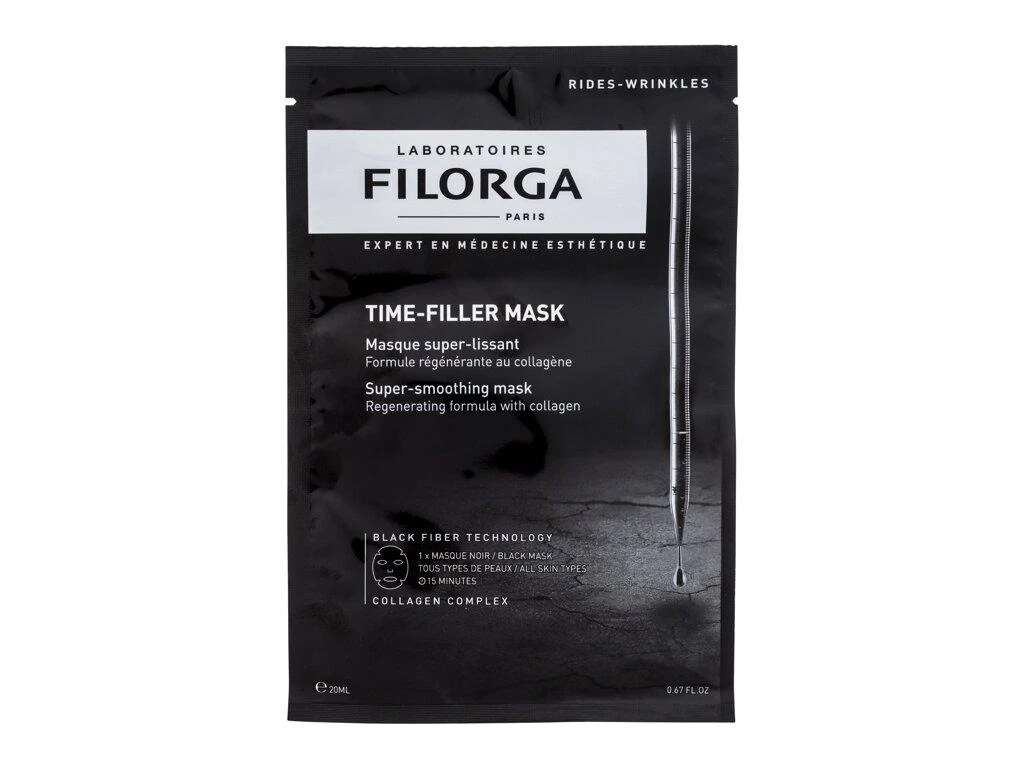 Filorga Time Filler Mask Super Smoothing Juodas Mask veido kaukė