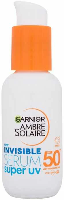 Garnier Ambre Solaire Super UV Invisible Serum Face Sun Care unisex, 30 ml