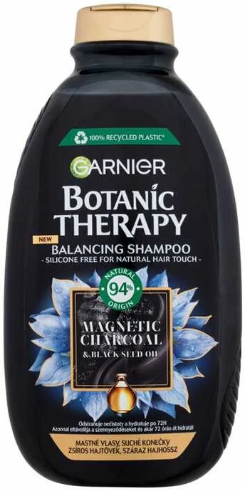 Garnier Botanic Therapy Magnetic Charcoal & Juodas Seed Oil Šampūnas moterims, 400 ml