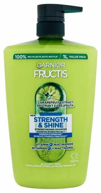 Garnier Fructis Strength & Shine Šampūnas moterims, 1000 ml