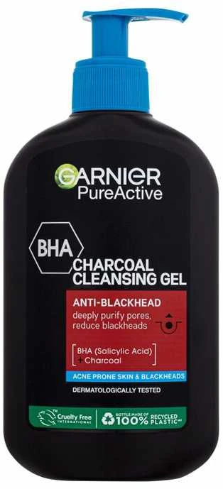 „Garnier Pure Active Charcoal Cleansing Gel“ valomasis gelis Unisex, 250 ml
