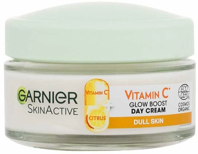 Garnier Skin Naturals Vitamin C Glow Boost Day Kreminis Day Kreminis moterims, 50 ml