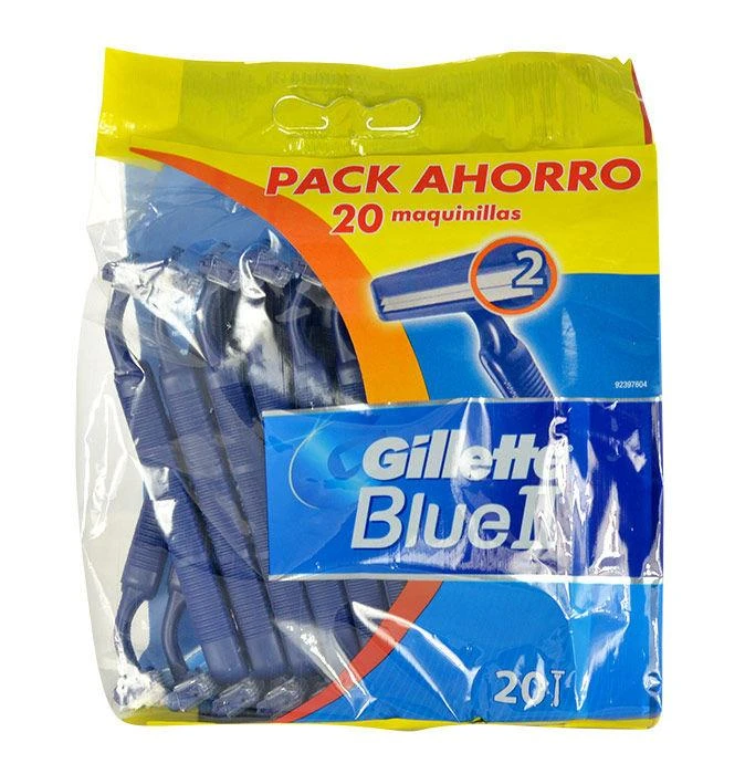 Gillette Mėlyna II skutimosi peiliukai 15+5 vnt