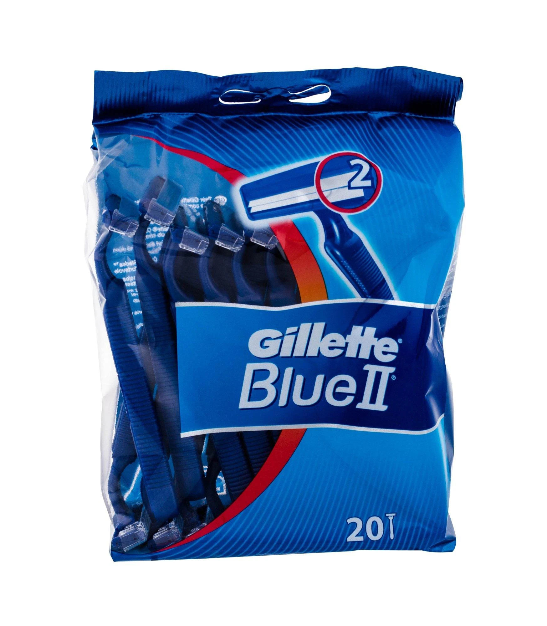 Gillette Mėlyna II skutimosi peiliukai 15+5 vnt