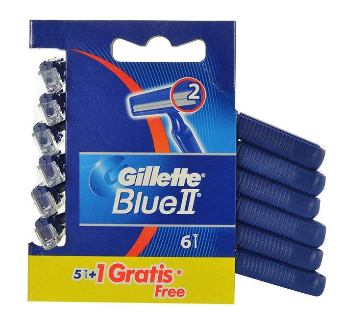Gillette Mėlyna II 6 vienetai