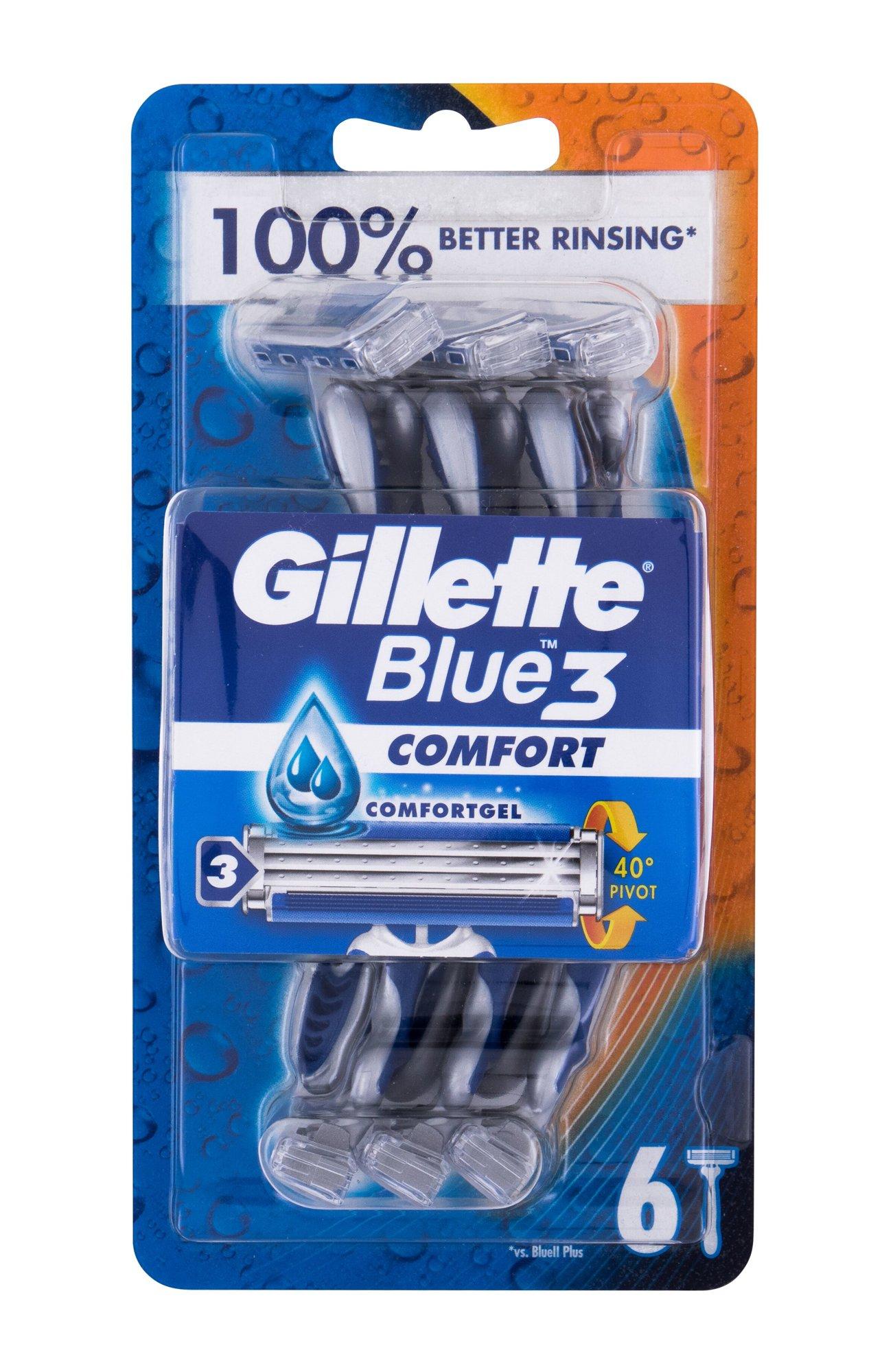 Gillette Blue3 Comfort skustuvo galvutės, 6 vnt.