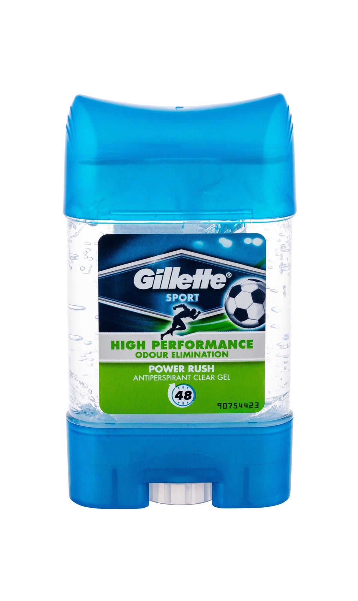 Gillette High Performance Power Rush Antiperspirant vyrams, 70 ml