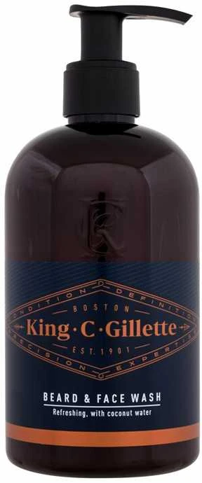 King C Gillette Barzdos ir Veido Prausiklis 3in1, 350 ml