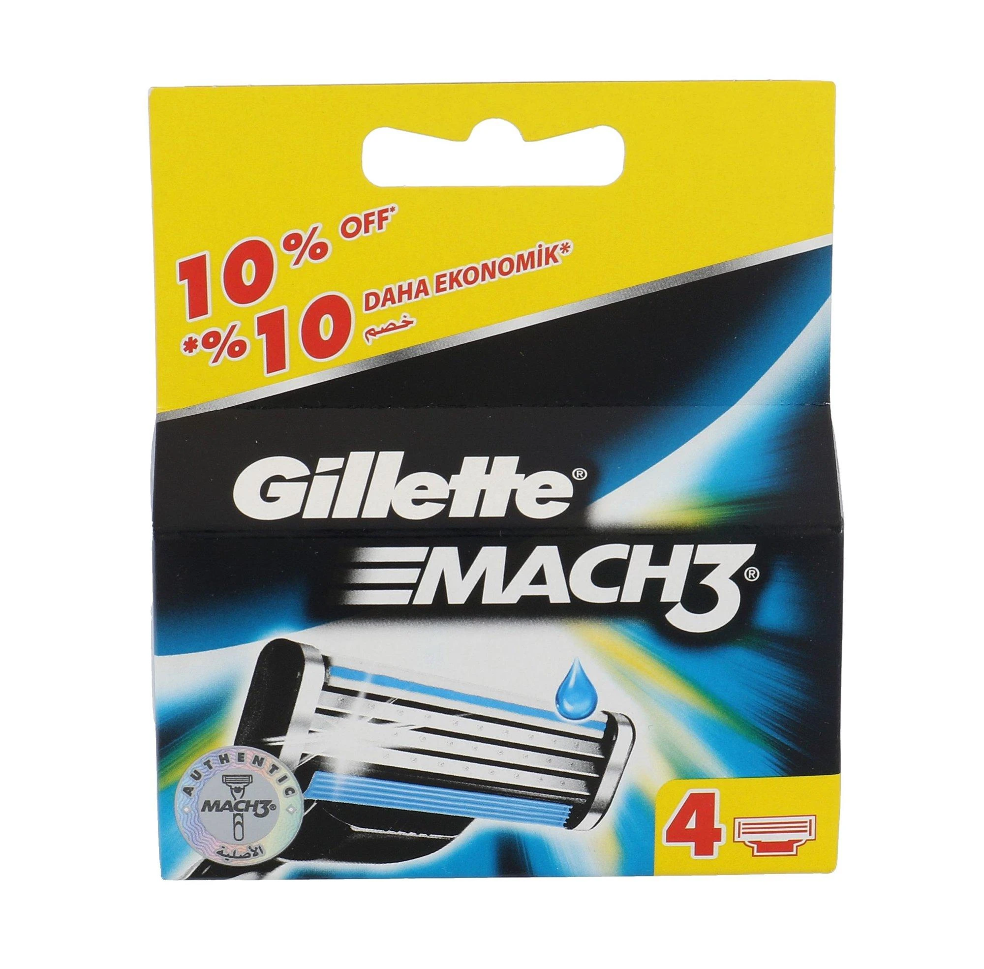 Gillette Mach3 (4vnt.)