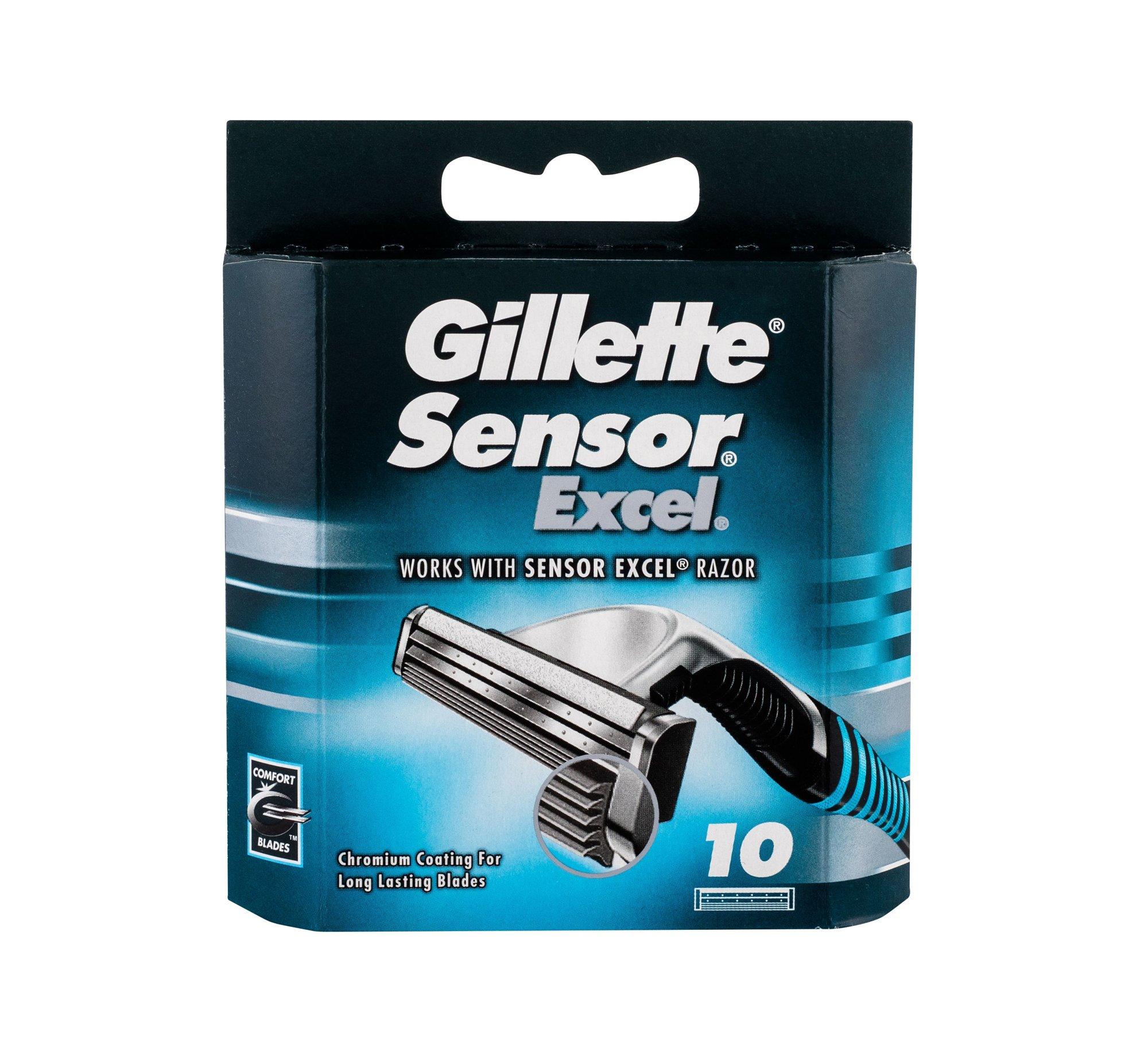Gillette Sensor Excel skustuvo galvutės, 10 vnt.