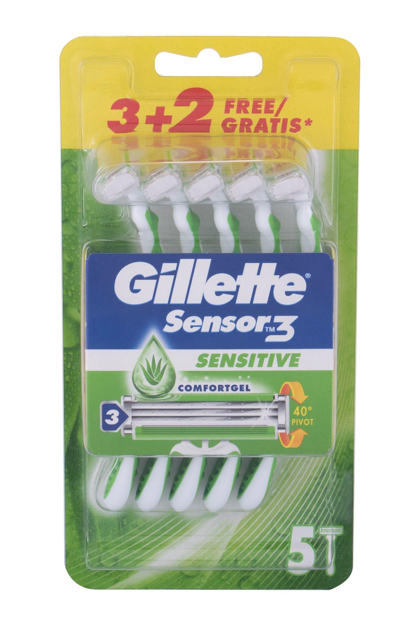 Vienkartiniai skustuvo peiliukai „Gillette Sensor3 Sensitive“, 5 vnt ...