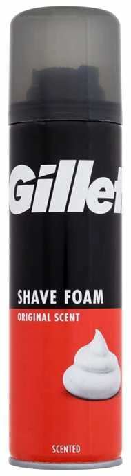 Gillette Shave Foam Original Scent Shaving Foam skutimosi putos, 200 ml