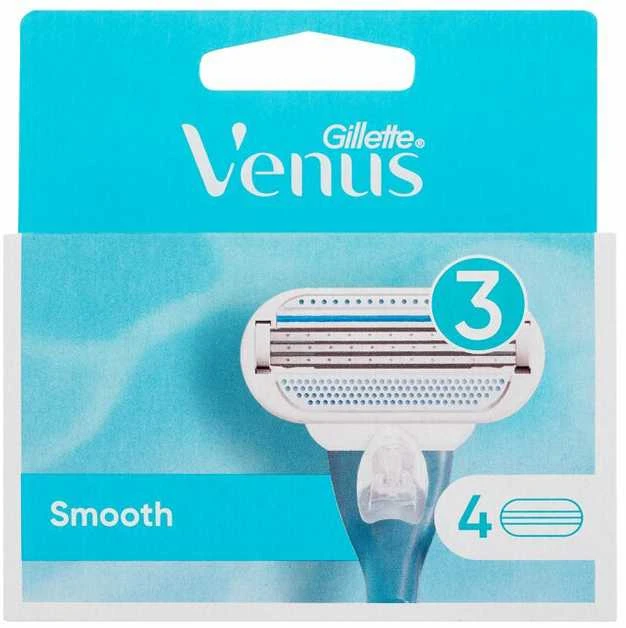 Gillette Skustuvo galvutės VENUS Smooth, 4 vnt.