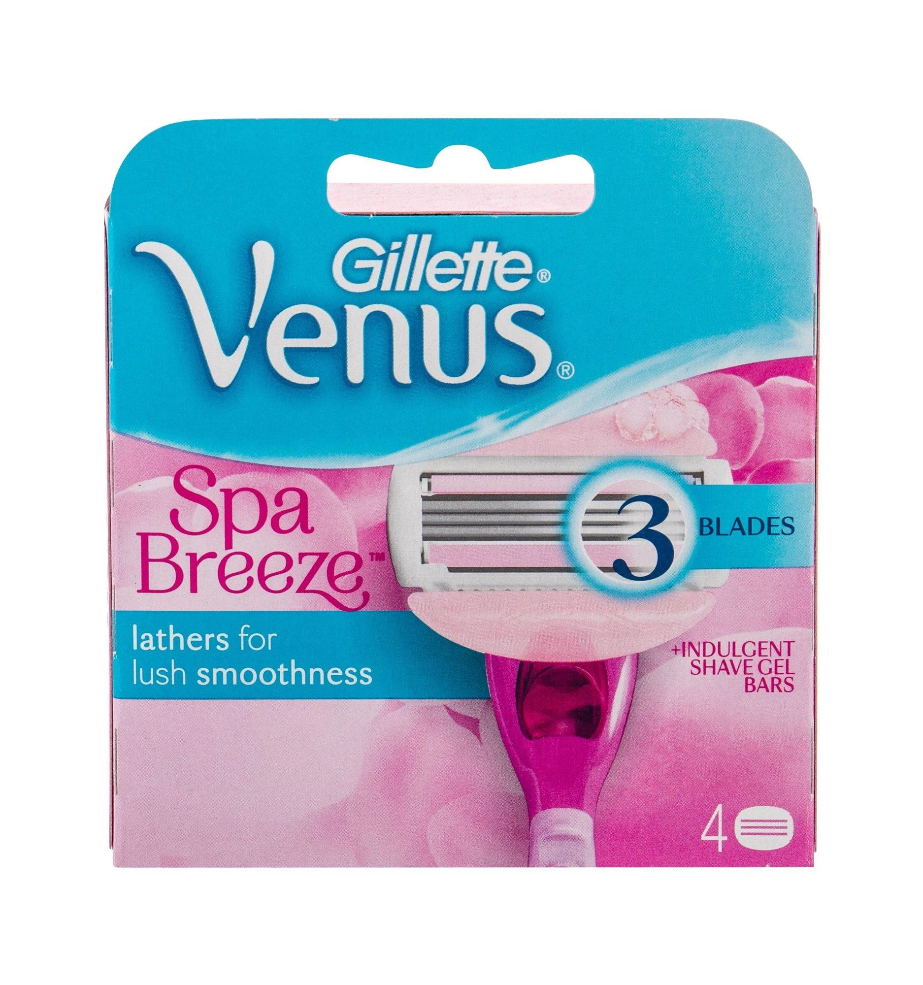 Gillette Venus ComfortGlide Spa Breeze Skustuvo Keičiamos Galvutės, 4 vnt