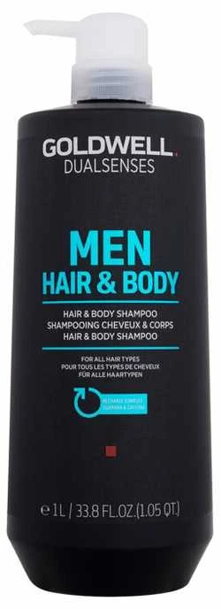Vyriškas plaukų ir kūno šampūnas Goldwell Men Hair & Body, 1000 ml