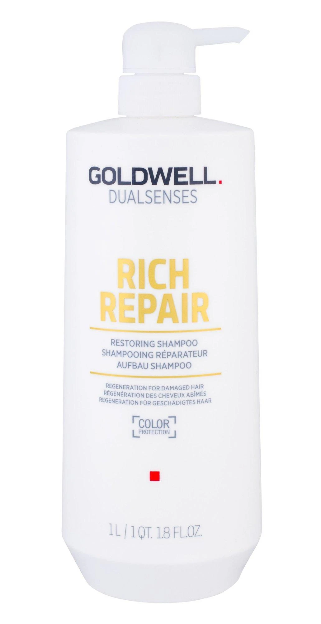 GOLDWELL atstatomasis pažeistų plaukų šampūnas Rich Repair Restoring, 1000 ml aprašymas - Prekės nuotrauka