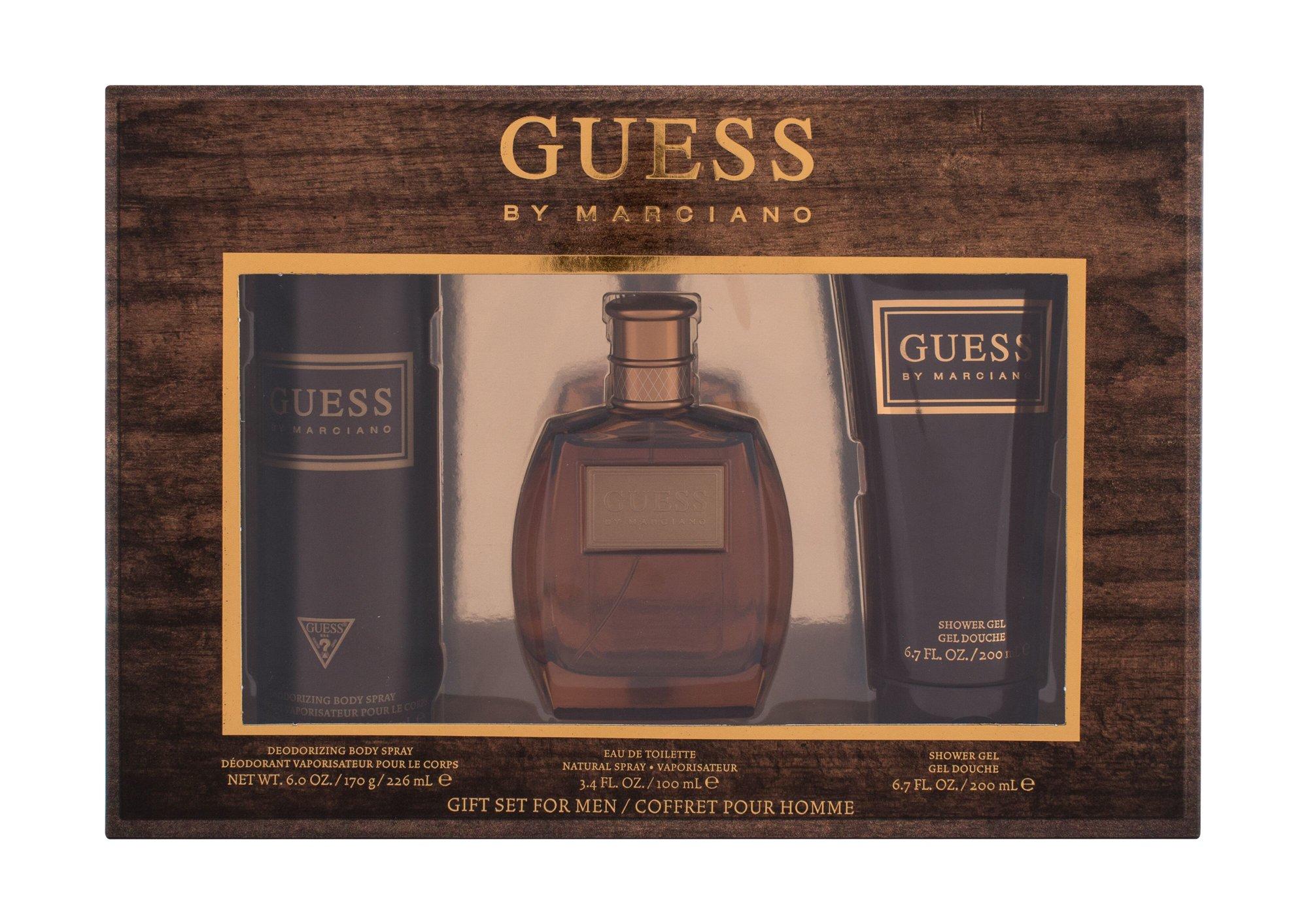 Guess by Marciano For Men rinkinys vyrams (EDT, 100 ml + dušo želė, 200 ml + dezodorantas, 226 ml)