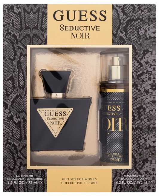 GUESS Seductive Noir EDT rinkinys moterims (EDT 75 ml + Body Purškiklis 125 ml)