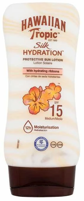Hawaiian Tropic Silk Hydration Kūno Losjonas SPF15 180ml.