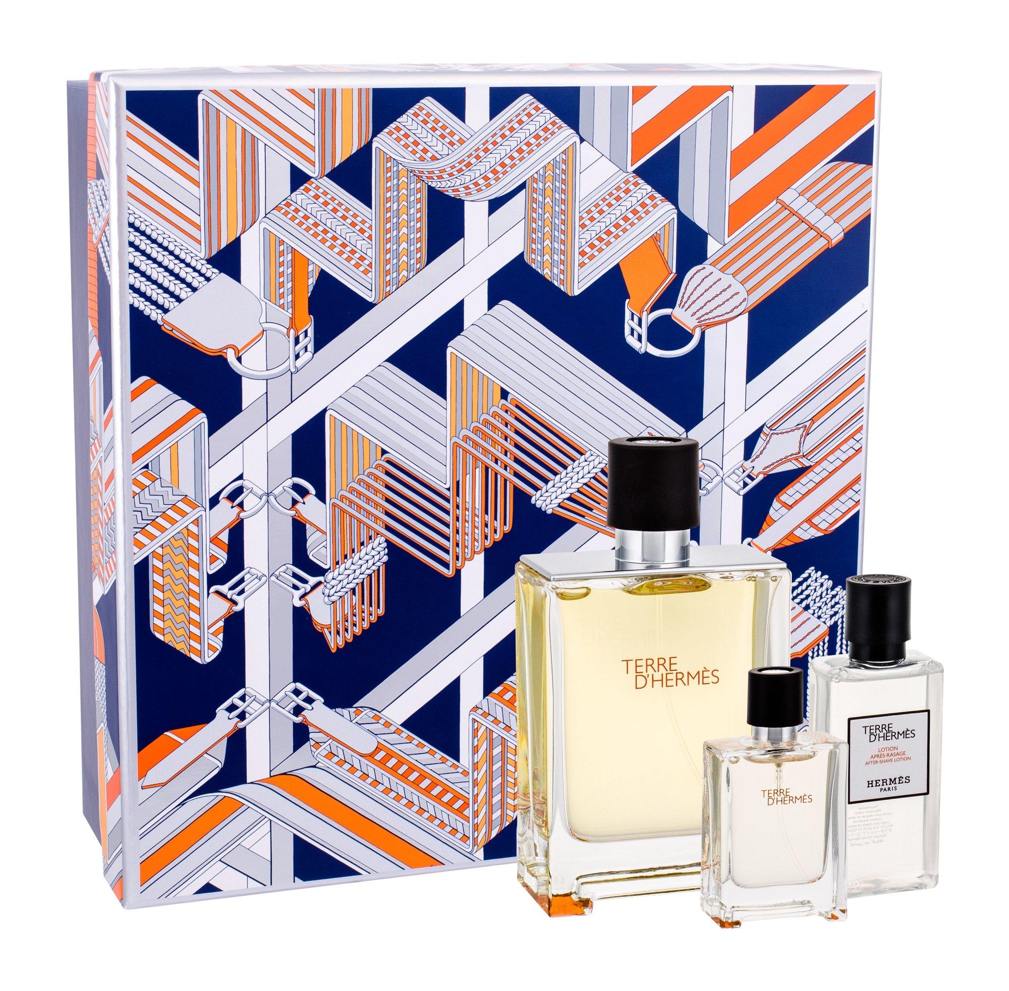 Hermes Terre d´Hermes rinkinys vyrams (EDT, 100 + EDT, 12,5 ml EDT + losjonas po skutimosi, 40 ml)