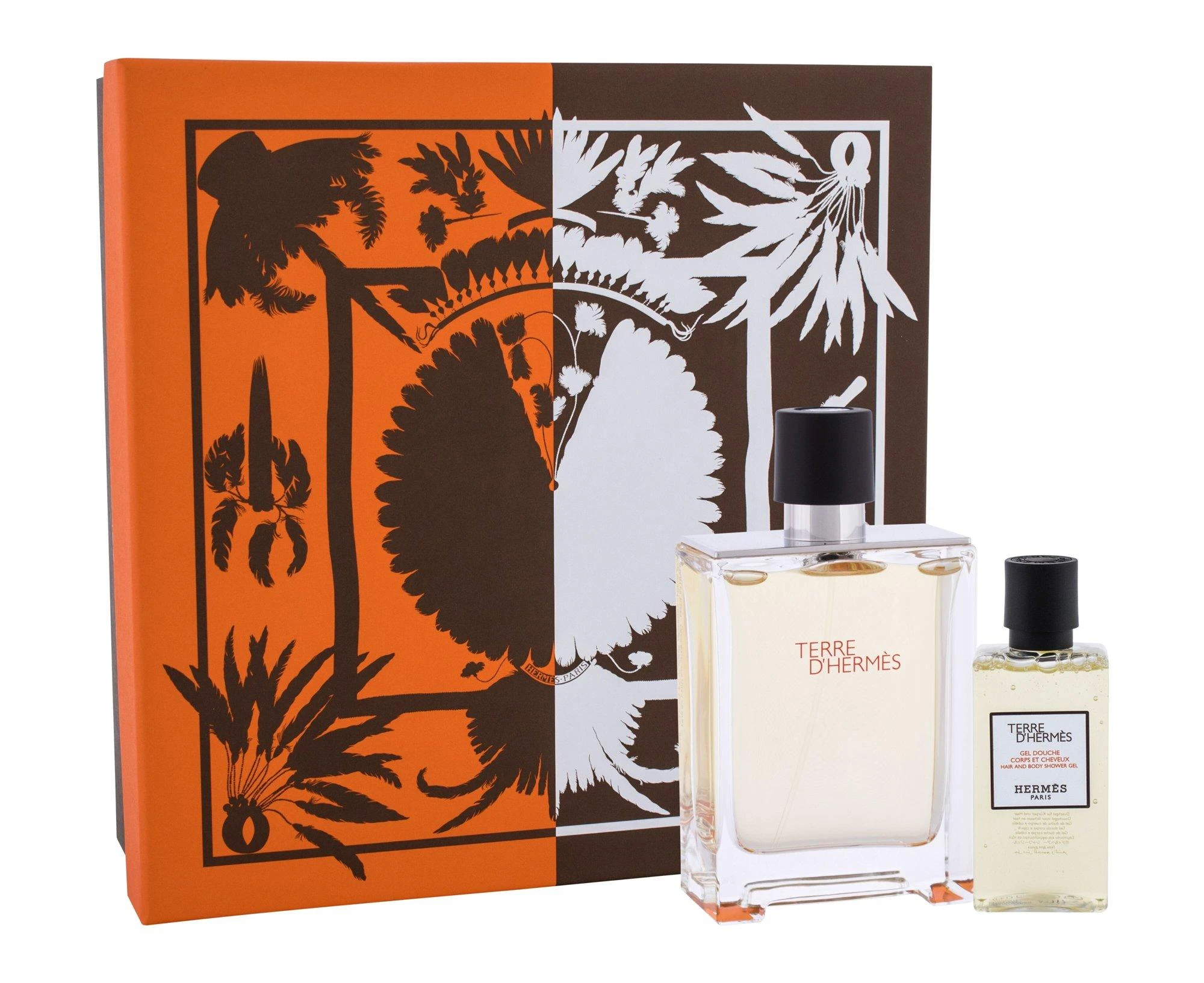 Set Hermes: Terre d'Hermes Eau De Toilette For Men, 100 ml + Terre d'Hermes Dušo želė For All Skin Types, 80 ml