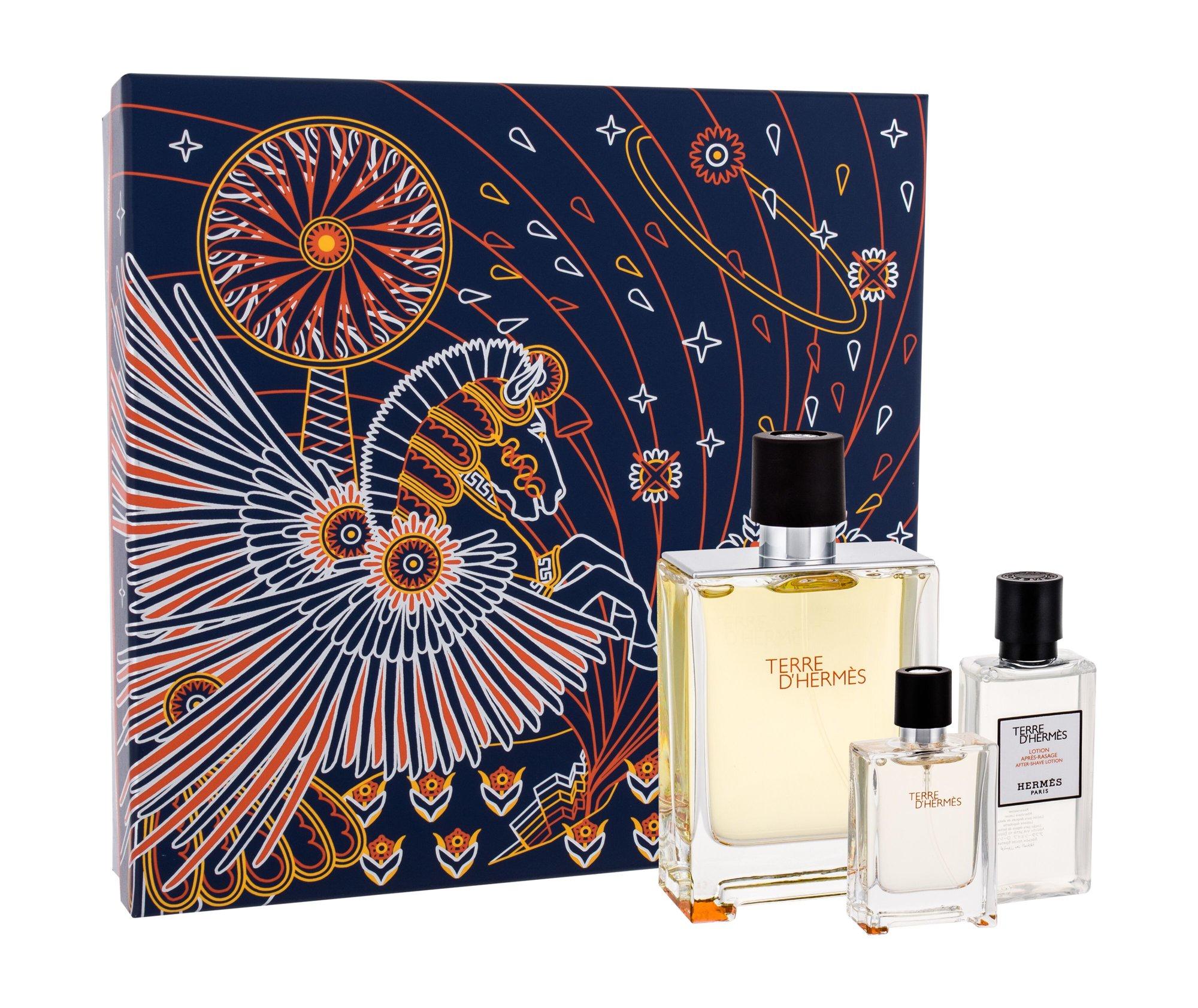 Hermes Terre d´Hermes rinkinys vyrams (EDT, 100 + EDT, 12,5 ml EDT + losjonas po skutimosi, 40 ml)