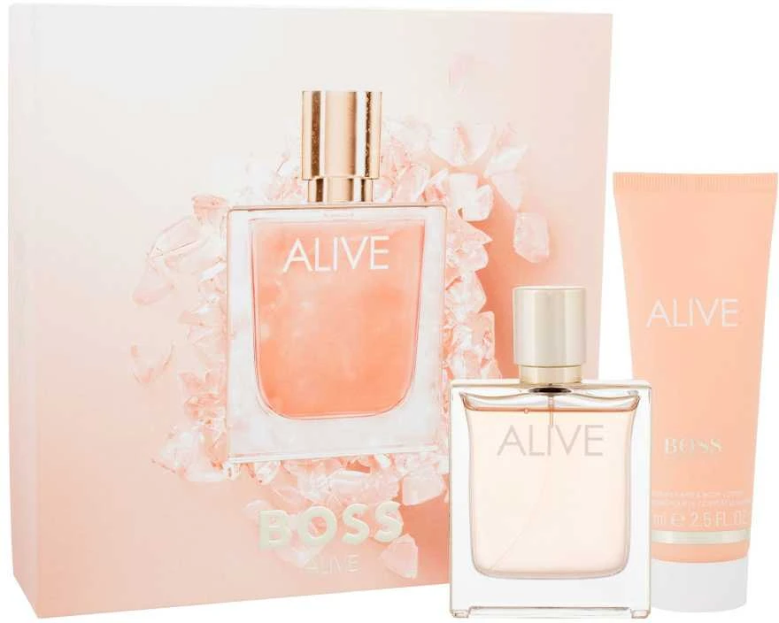 Hugo Boss Alive EDP rinkinys moterims (EDP, 50 ml + kūno losjonas, 75 ml)