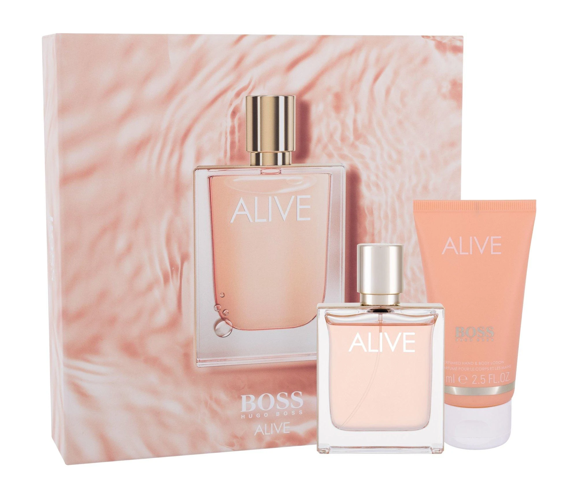 Hugo Boss Alive EDP rinkinys moterims (EDP, 50 ml + kūno losjonas, 75 ml)