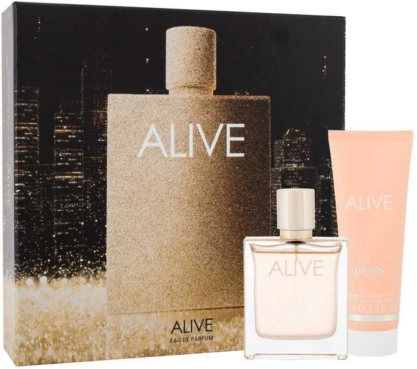 Hugo Boss Alive EDP rinkinys moterims (EDP, 50 ml + kūno losjonas, 75 ml)