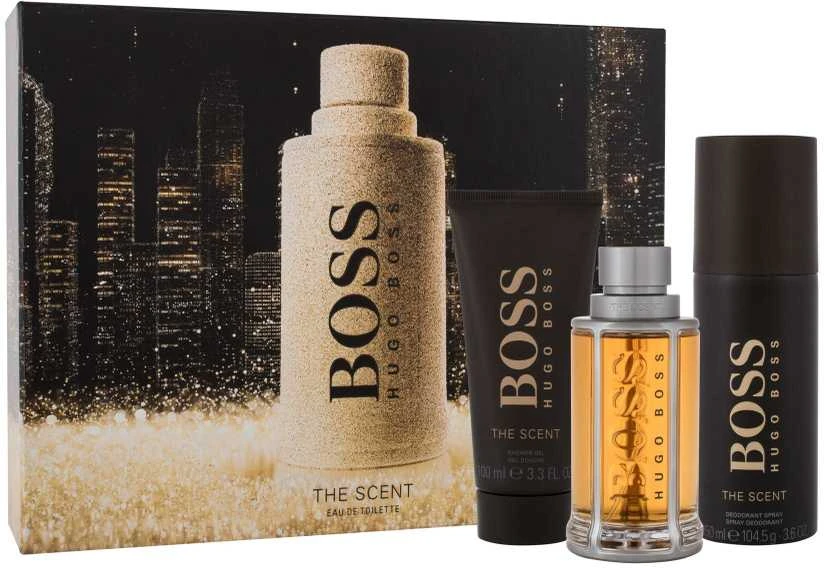 Hugo Boss BOSS The Scent rinkinys vyrams (EDT, 100 ml + dušo želė, 100 ml + dezodorantas, 150 ml)