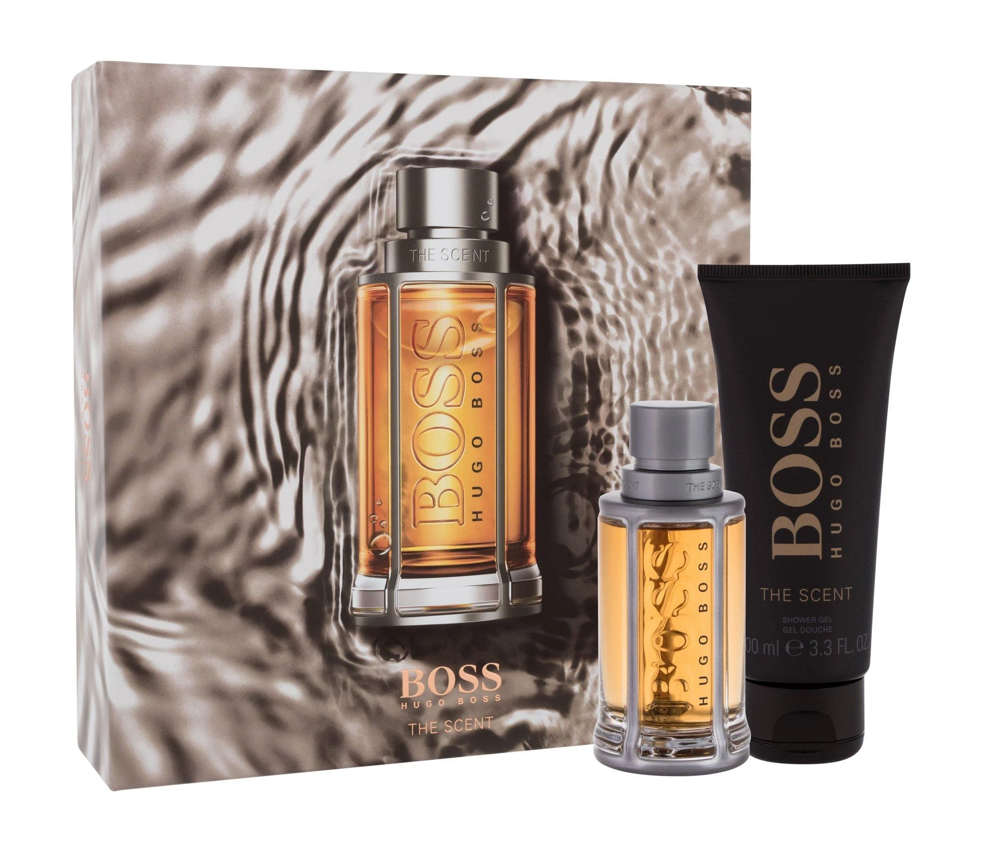 Rinkinys vyrams Hugo Boss The Scent (kvepalai Hugo Boss The Scent EDT, 50 ml + dušo želė, 100 ml)