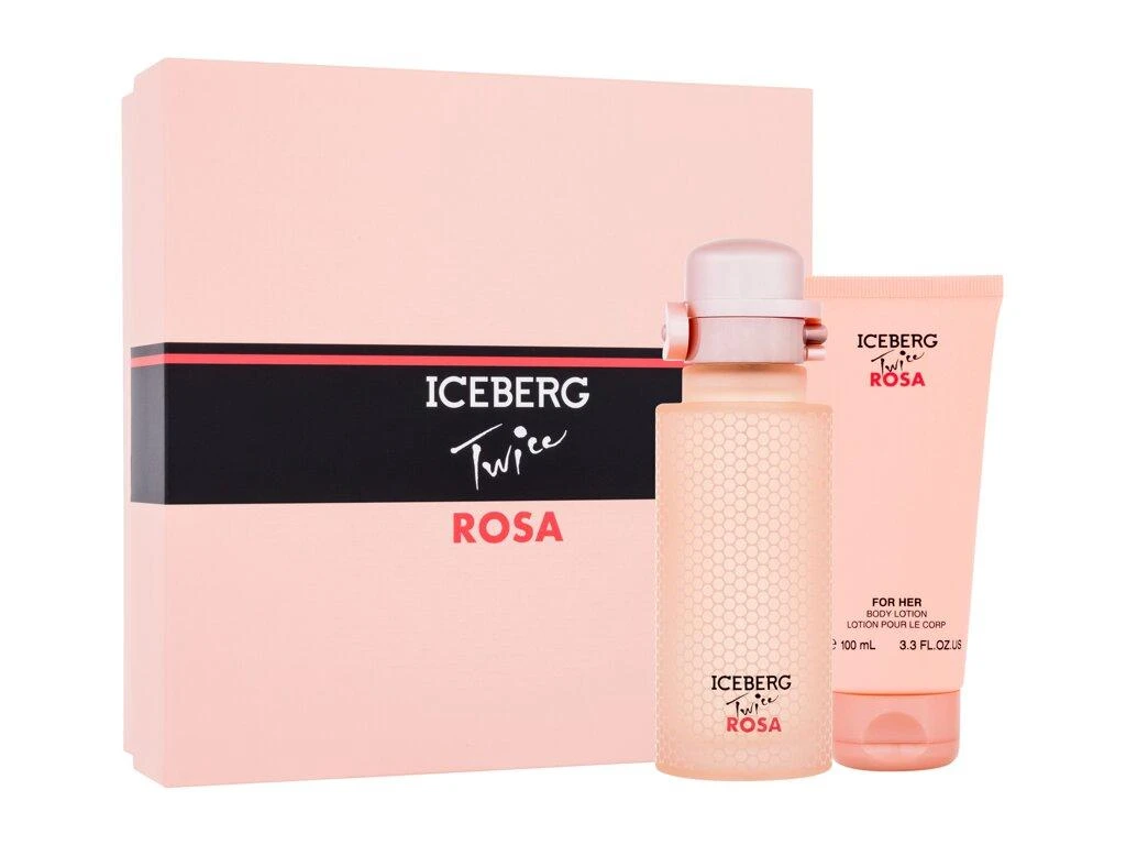 Iceberg Twice Rosa Tualetinis vanduo 125ml Purškiklis Kvapusis kūno losjonas 100ml