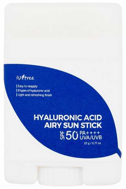 "Isntree Hyaluronic Acid Airy" apsauginis kremas nuo saulės lazdelėje (Sun Stick) SPF 50+ 22 g