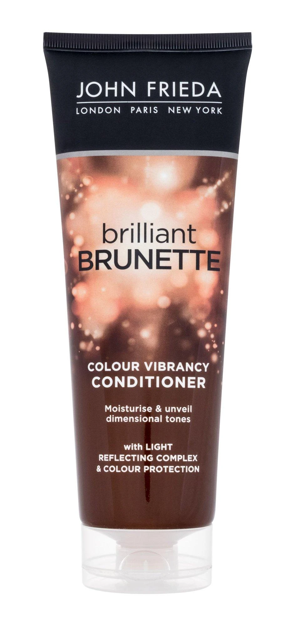 John Frieda Brilliant Brunette spalvą apsaugantis kondicionierius