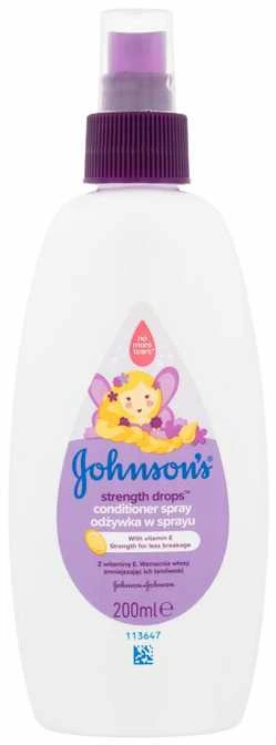Johnson & Johnson Johnson´s Strength Drops Kids Conditioner Purškiklis Conditioner vaikams, 200 ml